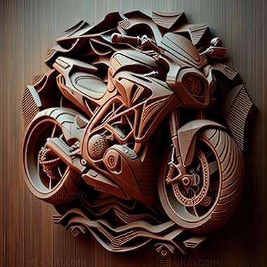 3D мадэль Ducati Hyperstrada (STL)